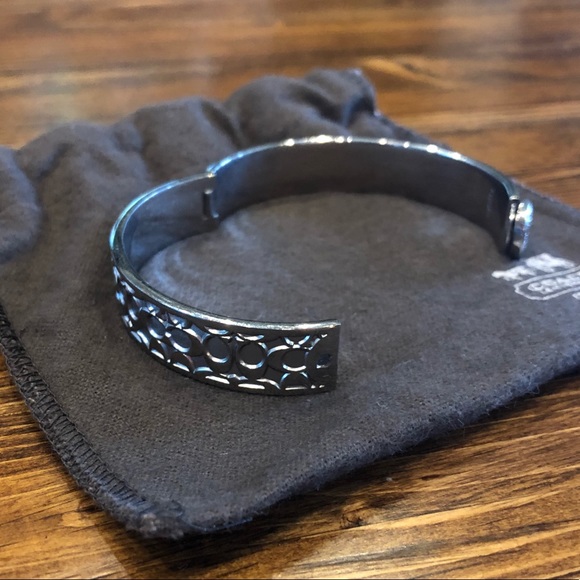 Authentic Coach Silver Logo Bracelet - Picture 4 of 4